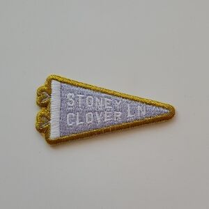 Stoney Clover Lane Gold and White Pendant Patch